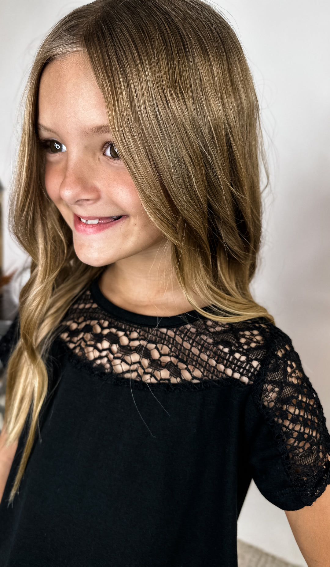 simple and elegant youth black top