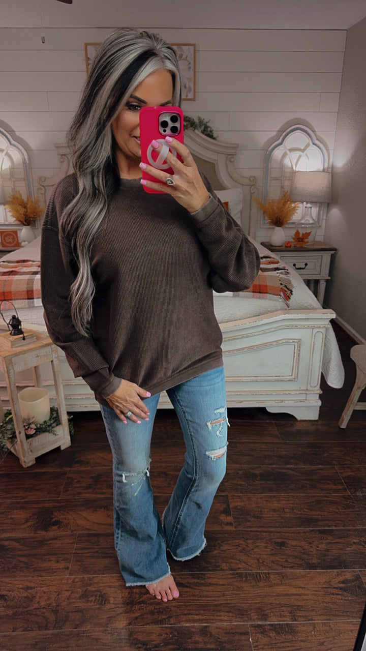 Mocha Dreams Luxe Pullover
