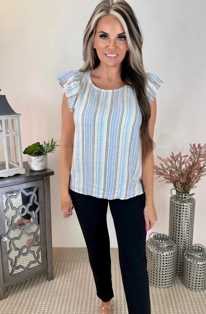 Embrace your style blouse Blue/ Black