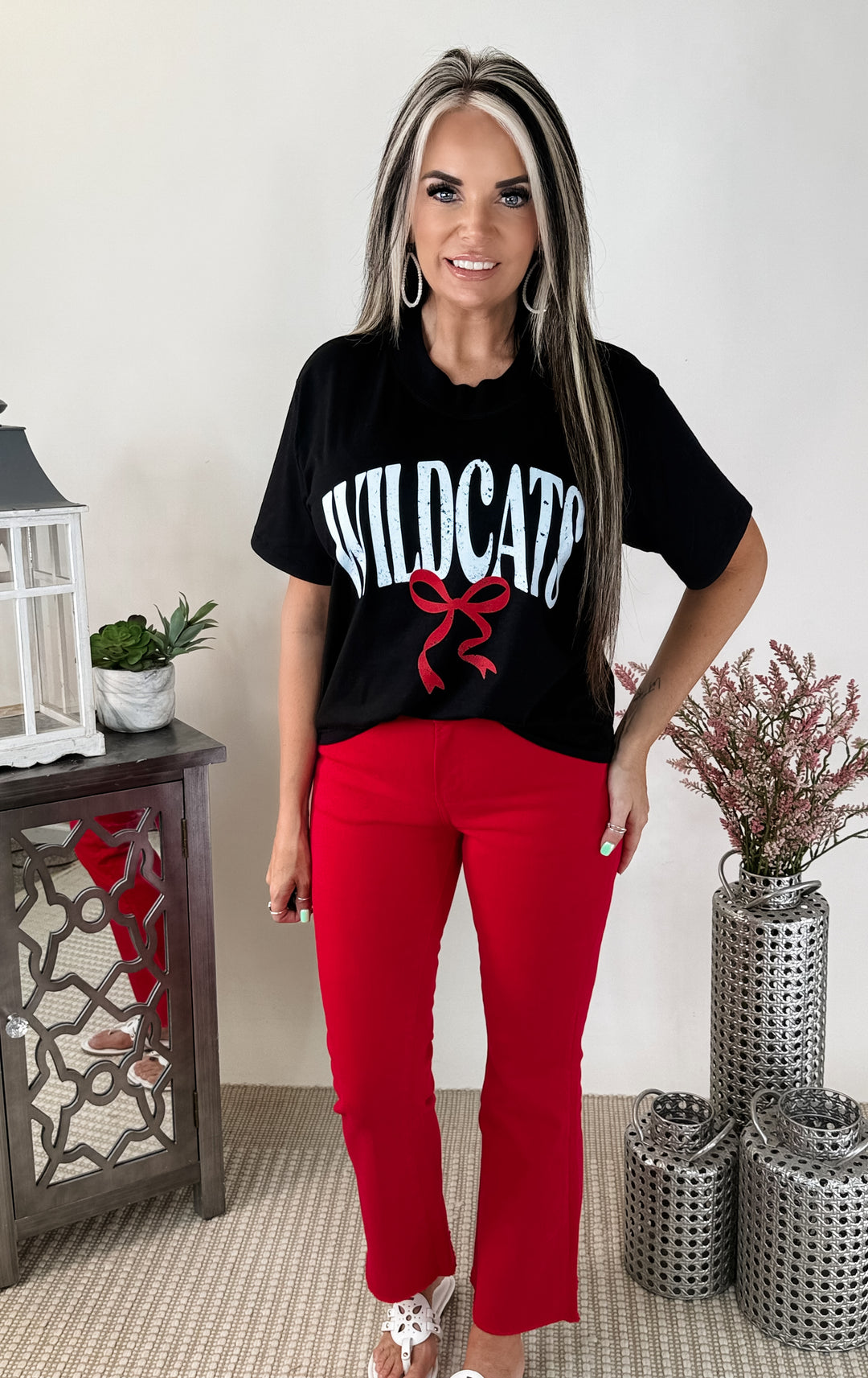 Wildcats School Spirit Bow