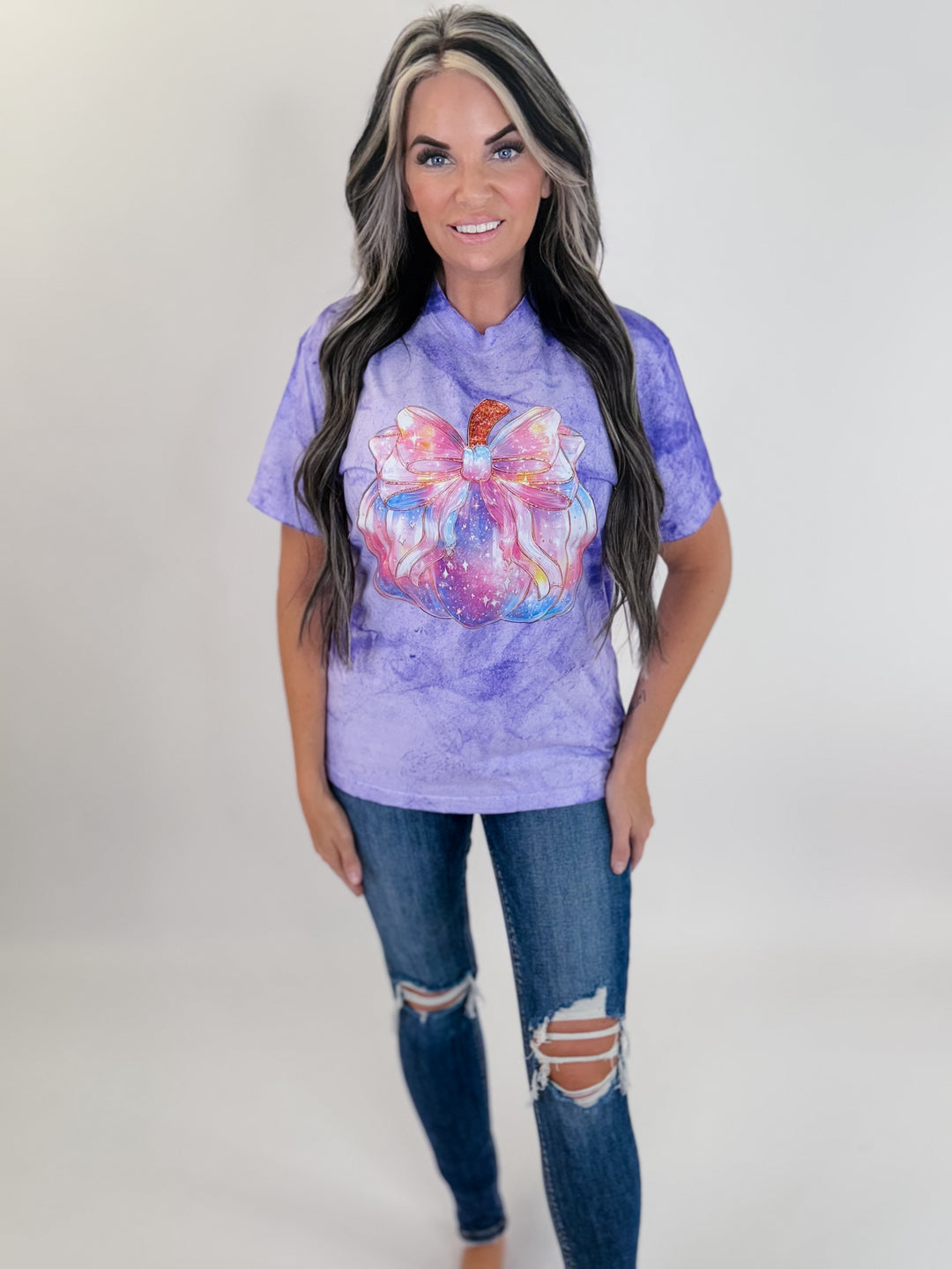 Iridescent Pumpkin Comfort color tee