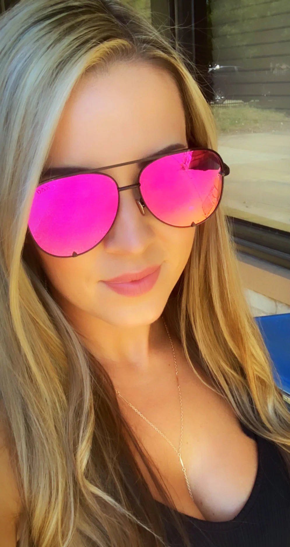 DAX CLASSIC AVIATOR HOT PINK Sunglasses