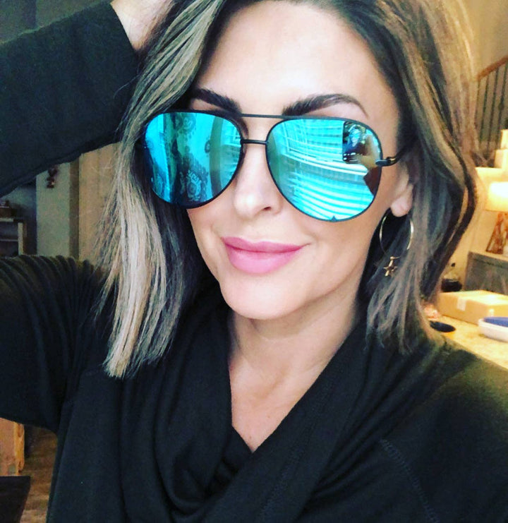 Classic Aviators: blue Sunglasses