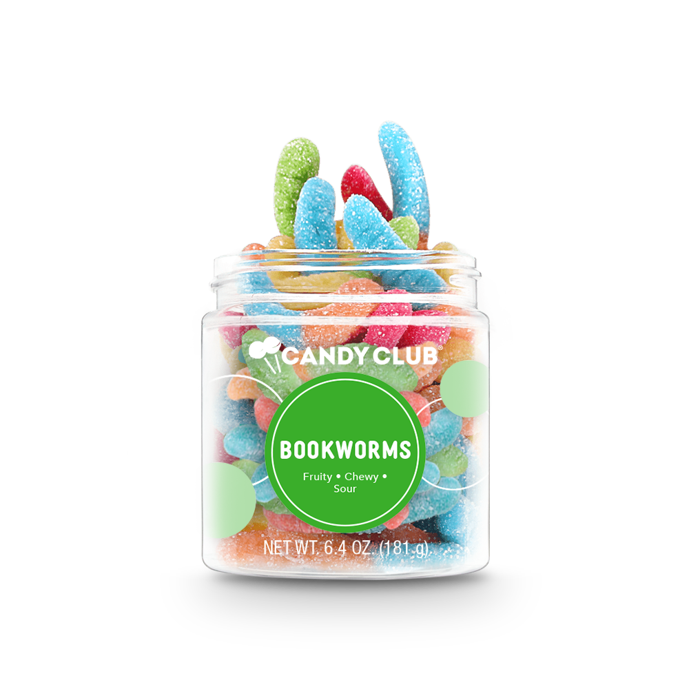 BookWorms: Mini Candy Gummy Worms