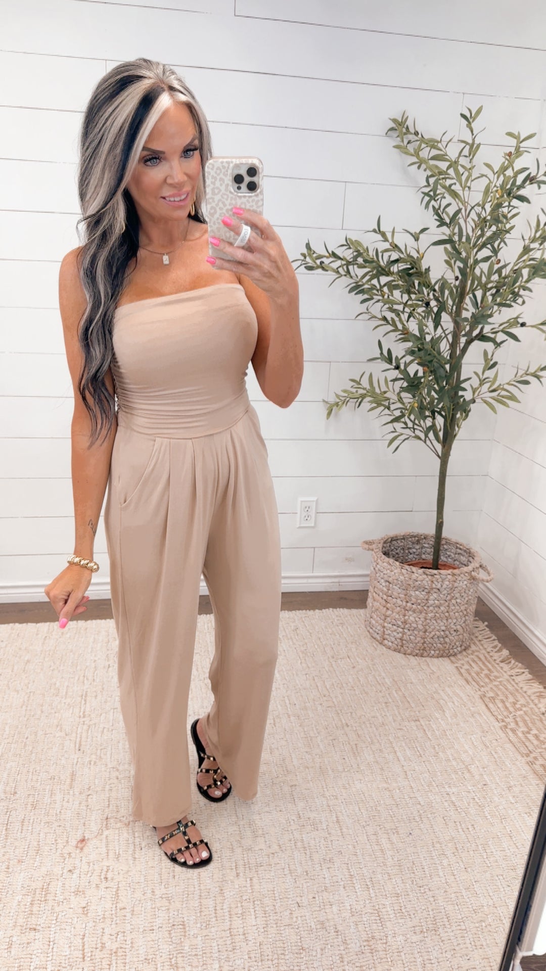 After Hours Strapless Jumpsuit