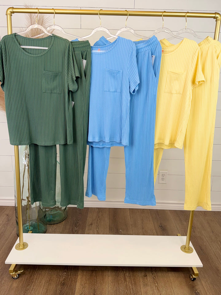 Easy Days Ribbed Lounge Set