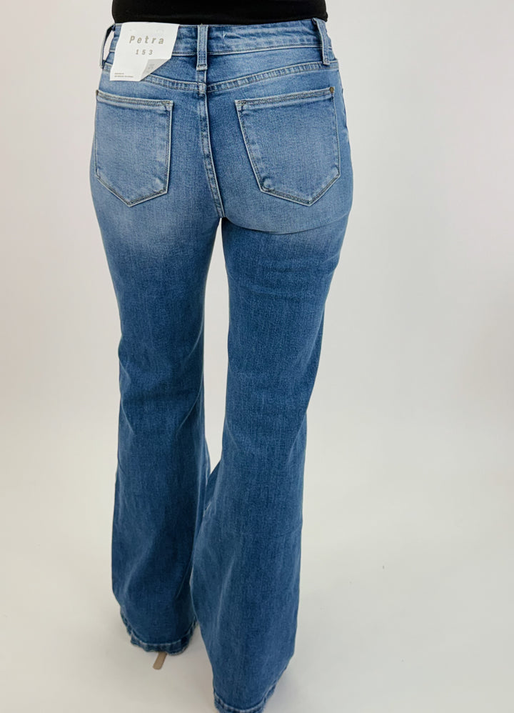 Everyday High Rise Flare Trouser Jean- Petra
