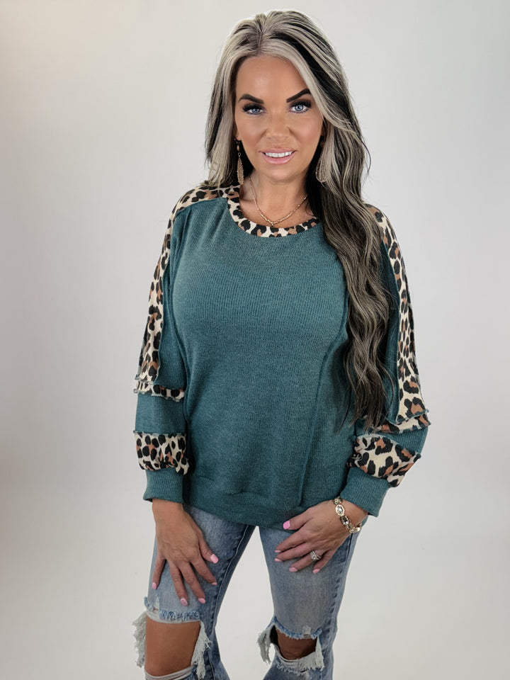 Wild Side Contrast top
