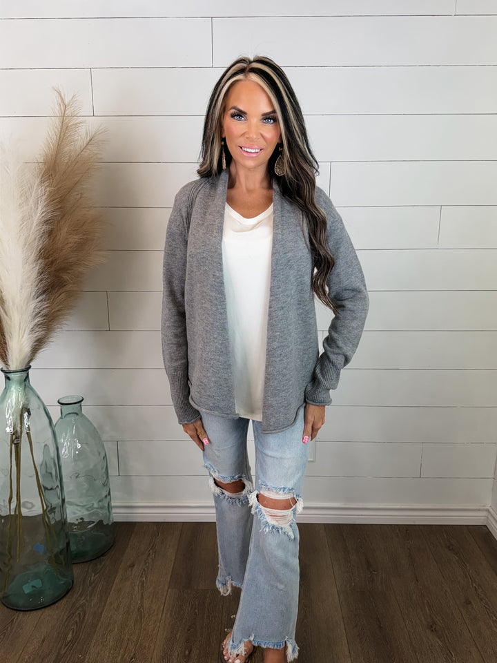 Cloudy Day Gray Cardigan