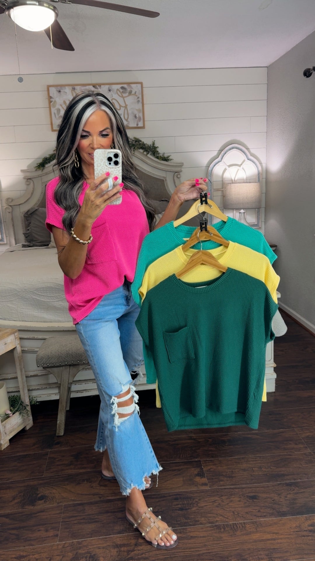 Sunkissed Ribbed Pocket Top