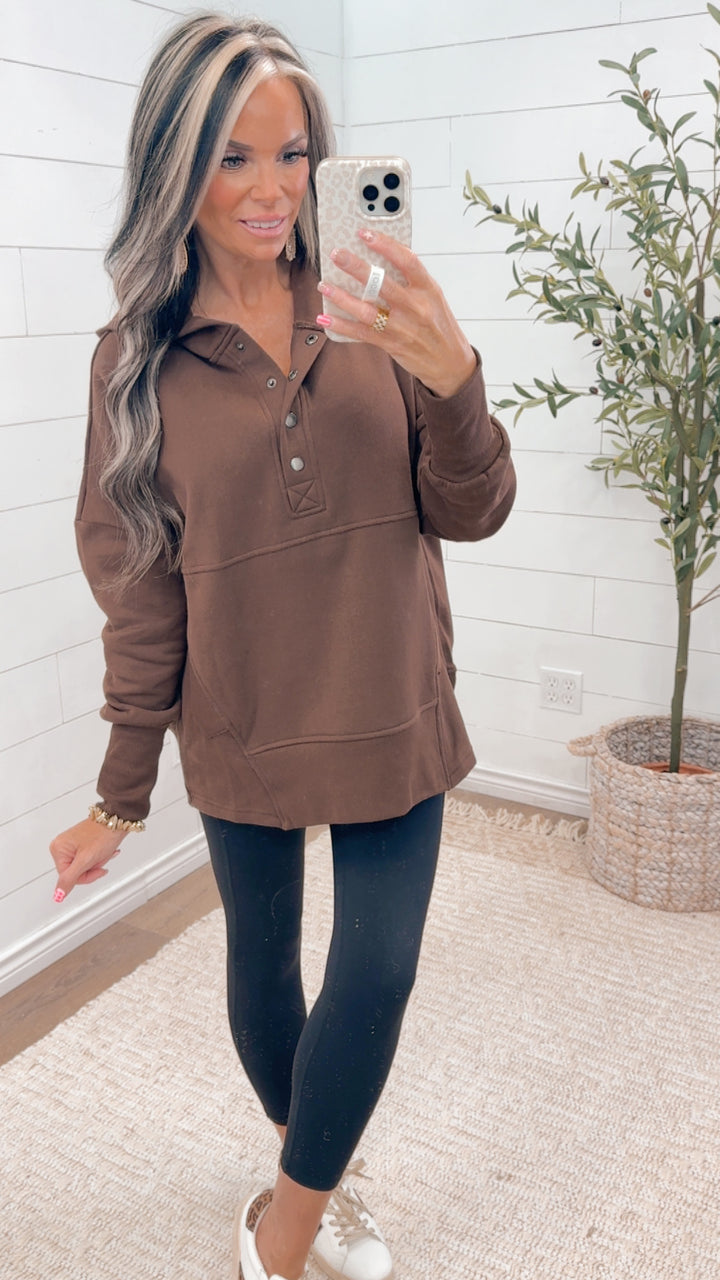 Cabin Bound Snap Pullover