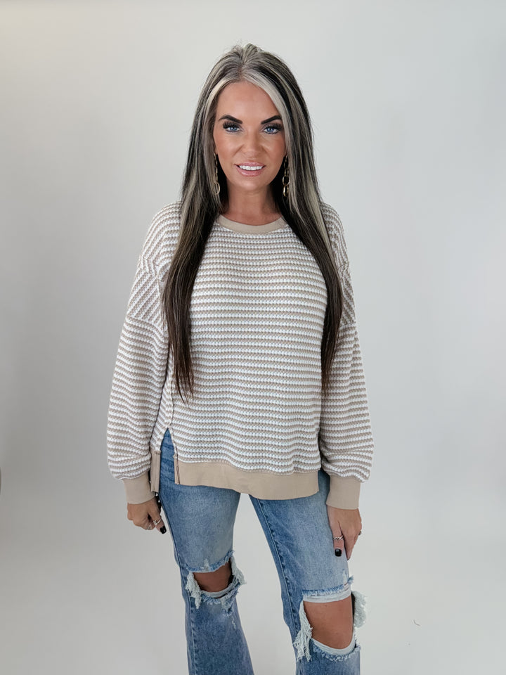 Everyday Stripe Knit pullover