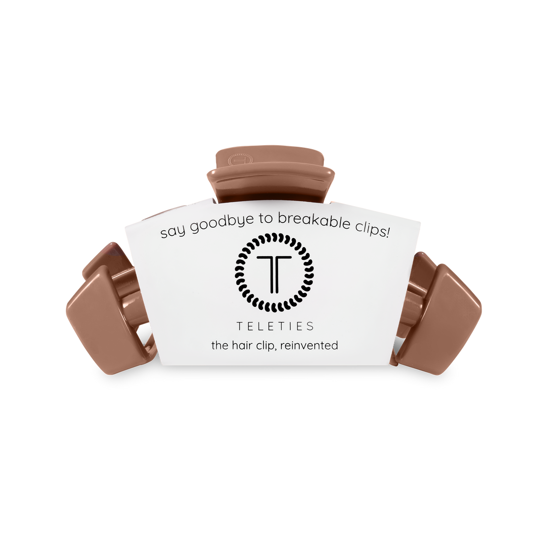 Classic Hair Clip | Medium | Mocha Mousse