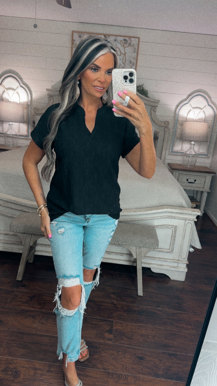 Midnight Texture Top