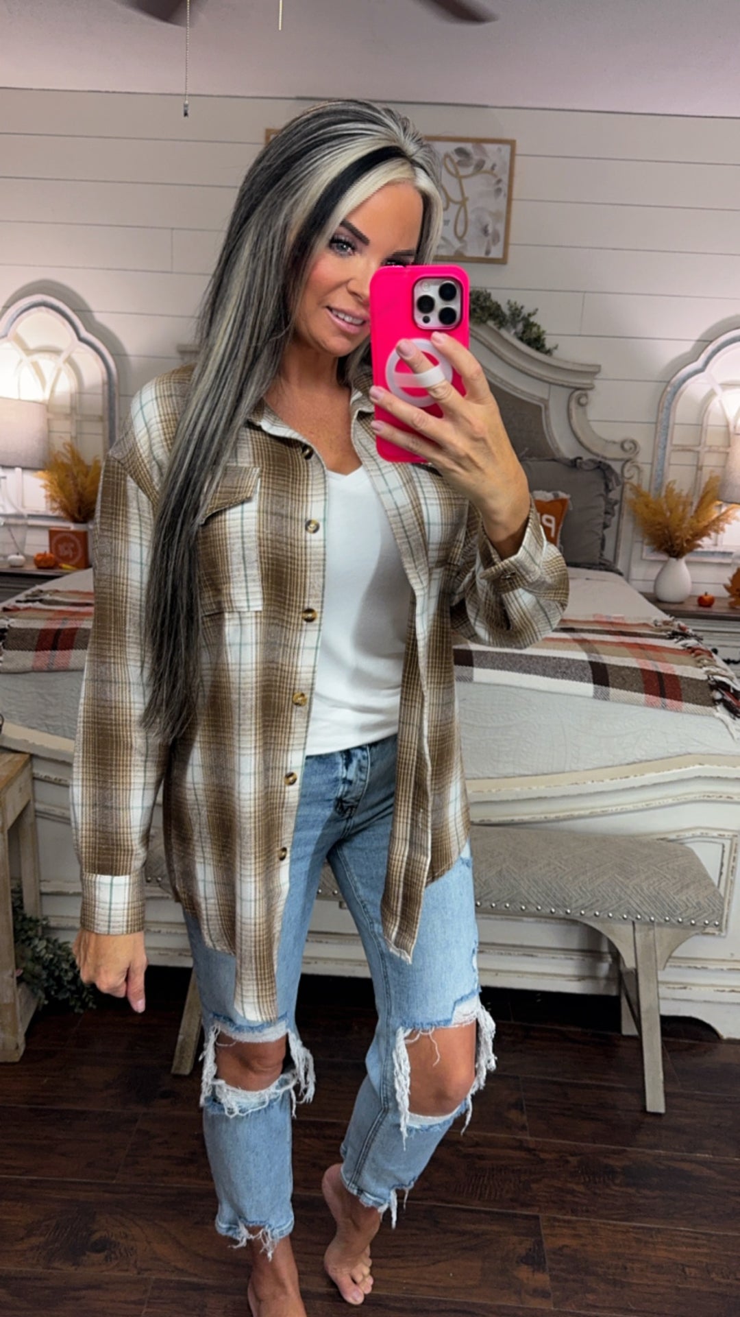 Cozy Days Plaid flannel