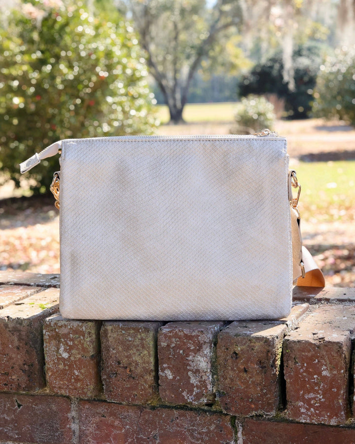 Ariana Crossbody Shimmer Champagne: Default