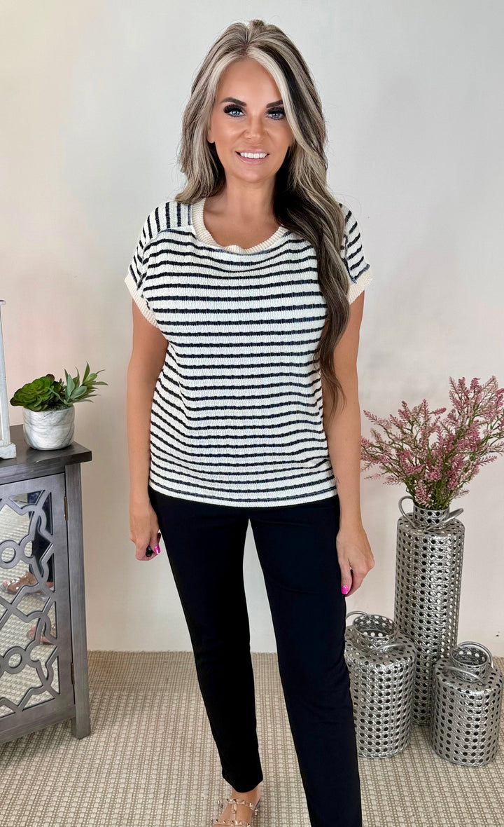 Chic + Classic Stripe top