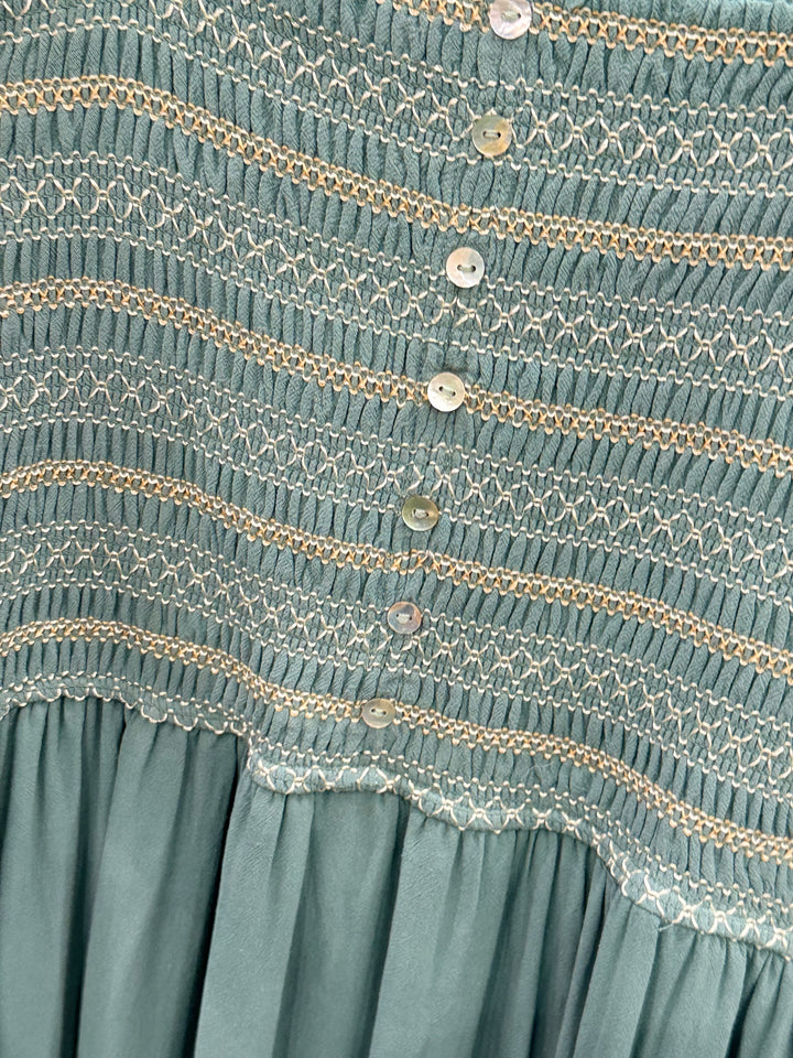 Drift Away Smocked Maxi Dress