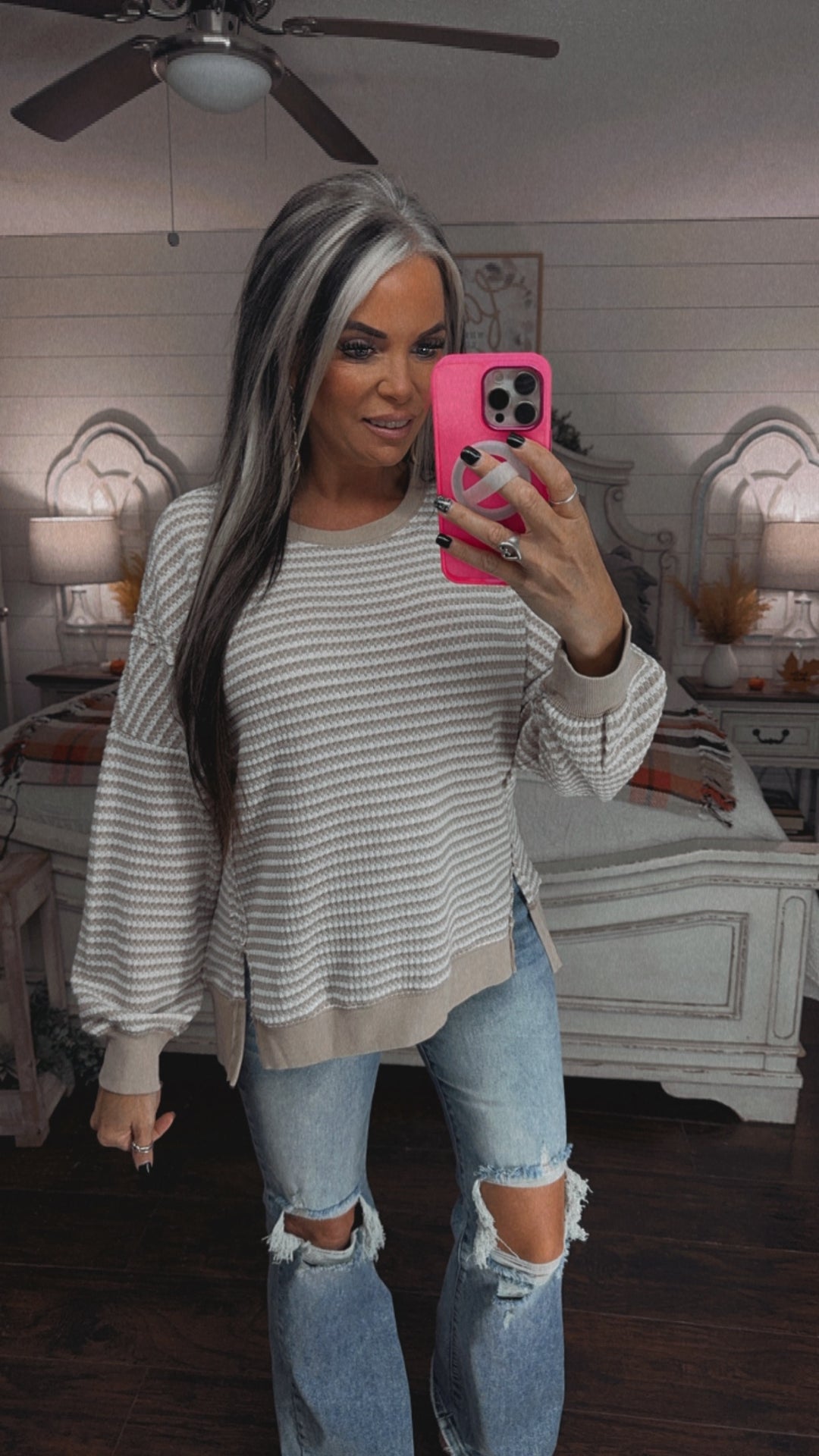Everyday Stripe Knit pullover