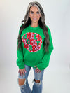 Holly Jolly Vibes checkered  SWEATSHIRT.