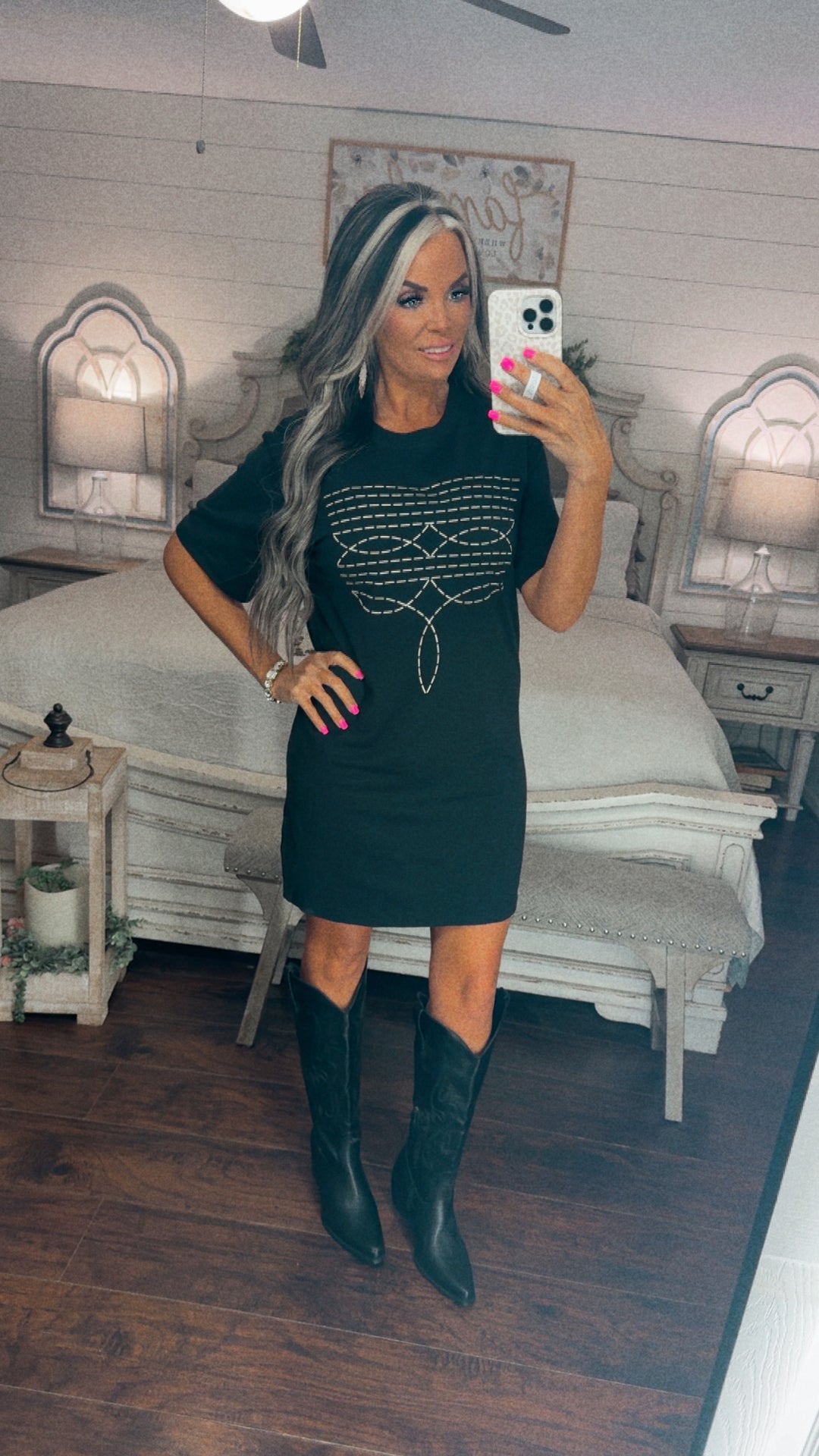 Midnight Outlaw Tee Dress