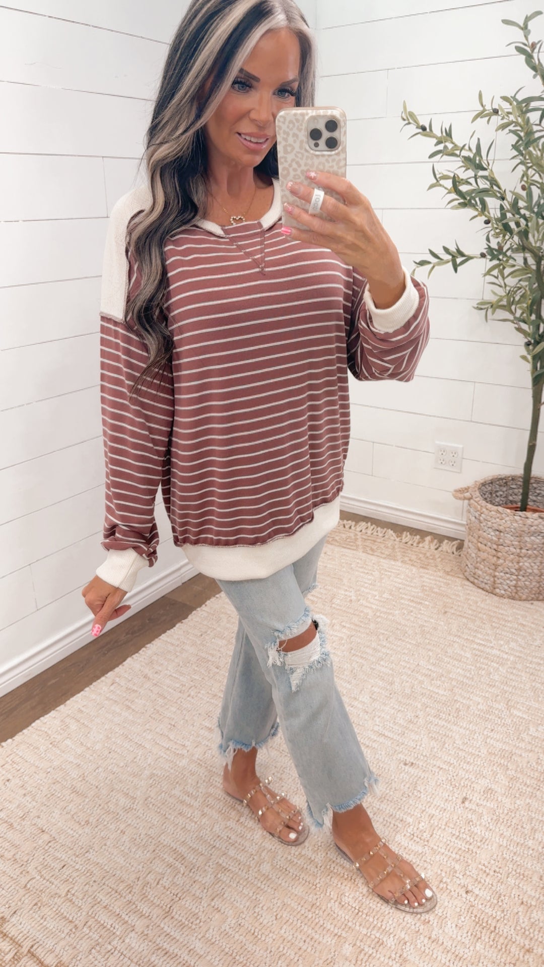 Weekend Wander Striped Top