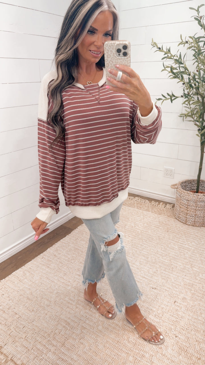 Weekend Wander Striped Top