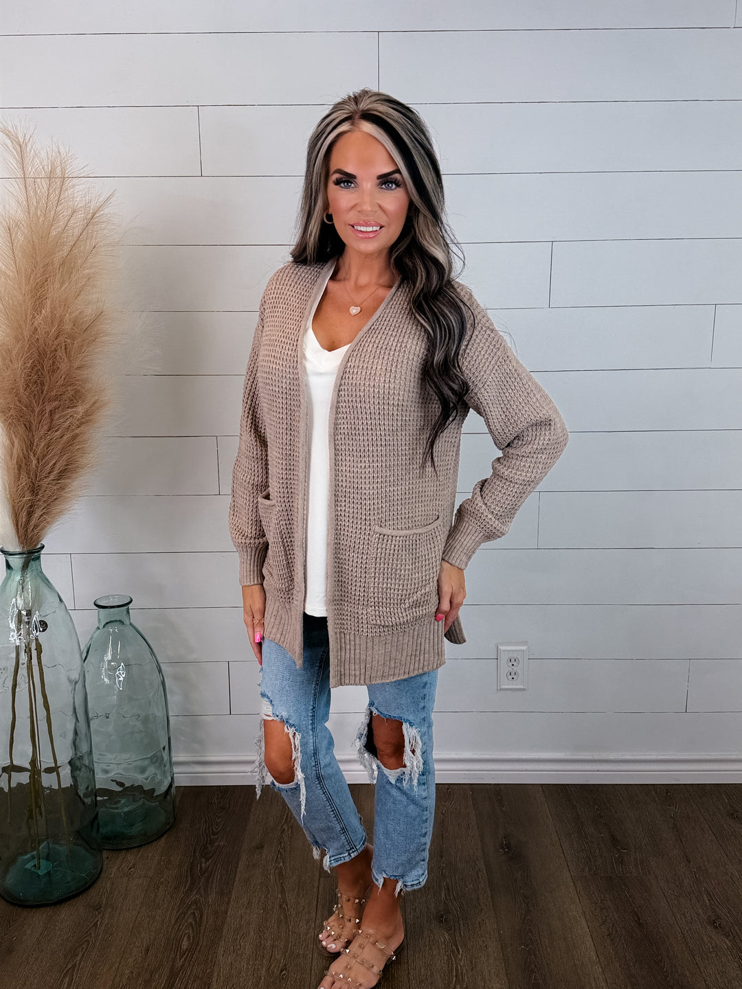 Cozy Days Open Front Cardigan
