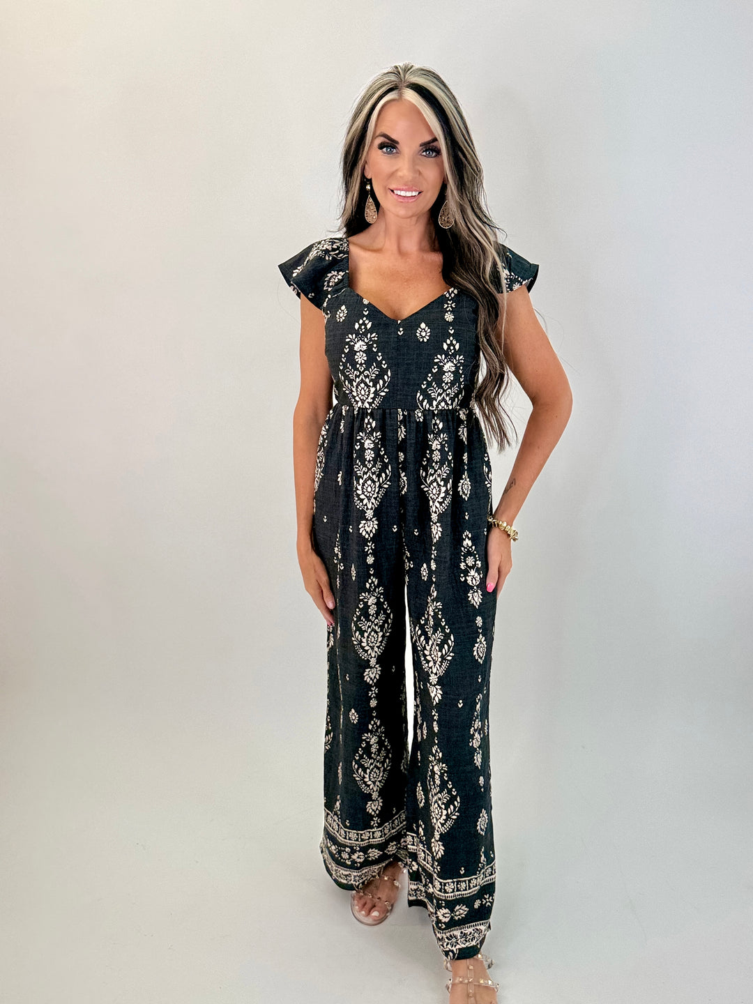 Midnight Escape Printed Jumpsuit