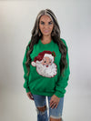 Santa patch sweatshirt