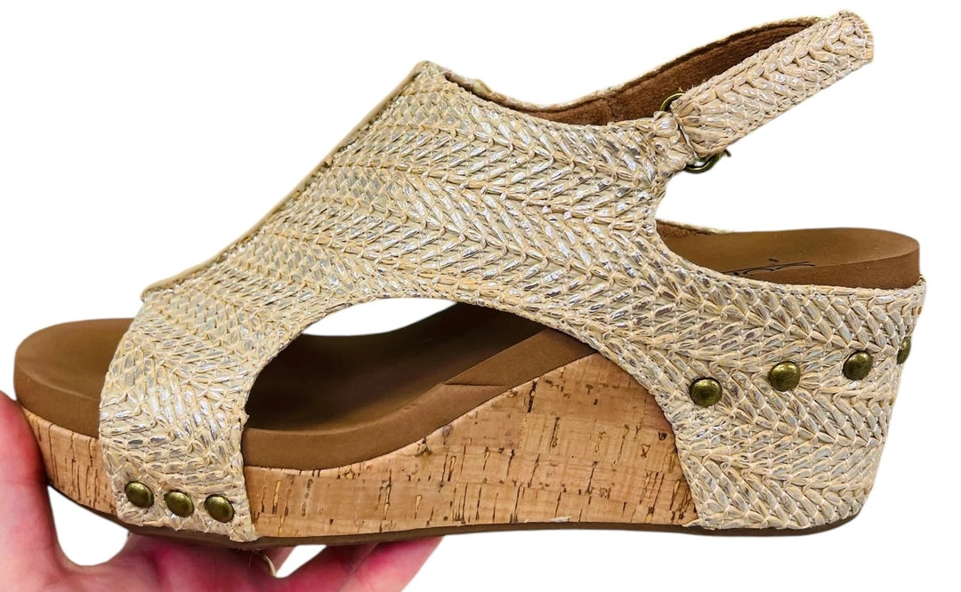 Corkys Raffia Wedge