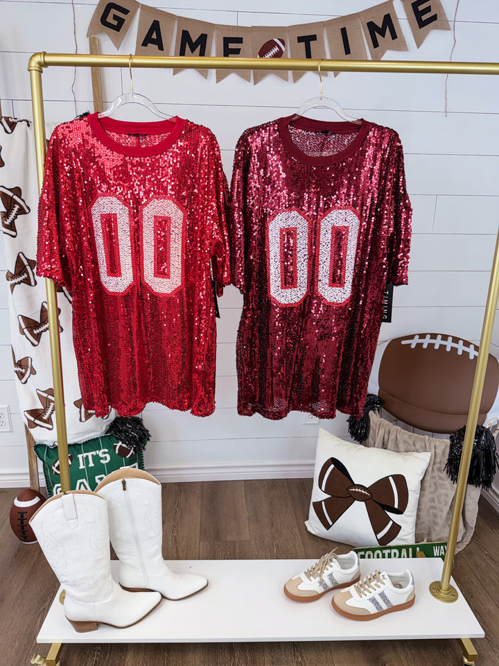 All Star Sequin Game Day Top-OVERSIZED