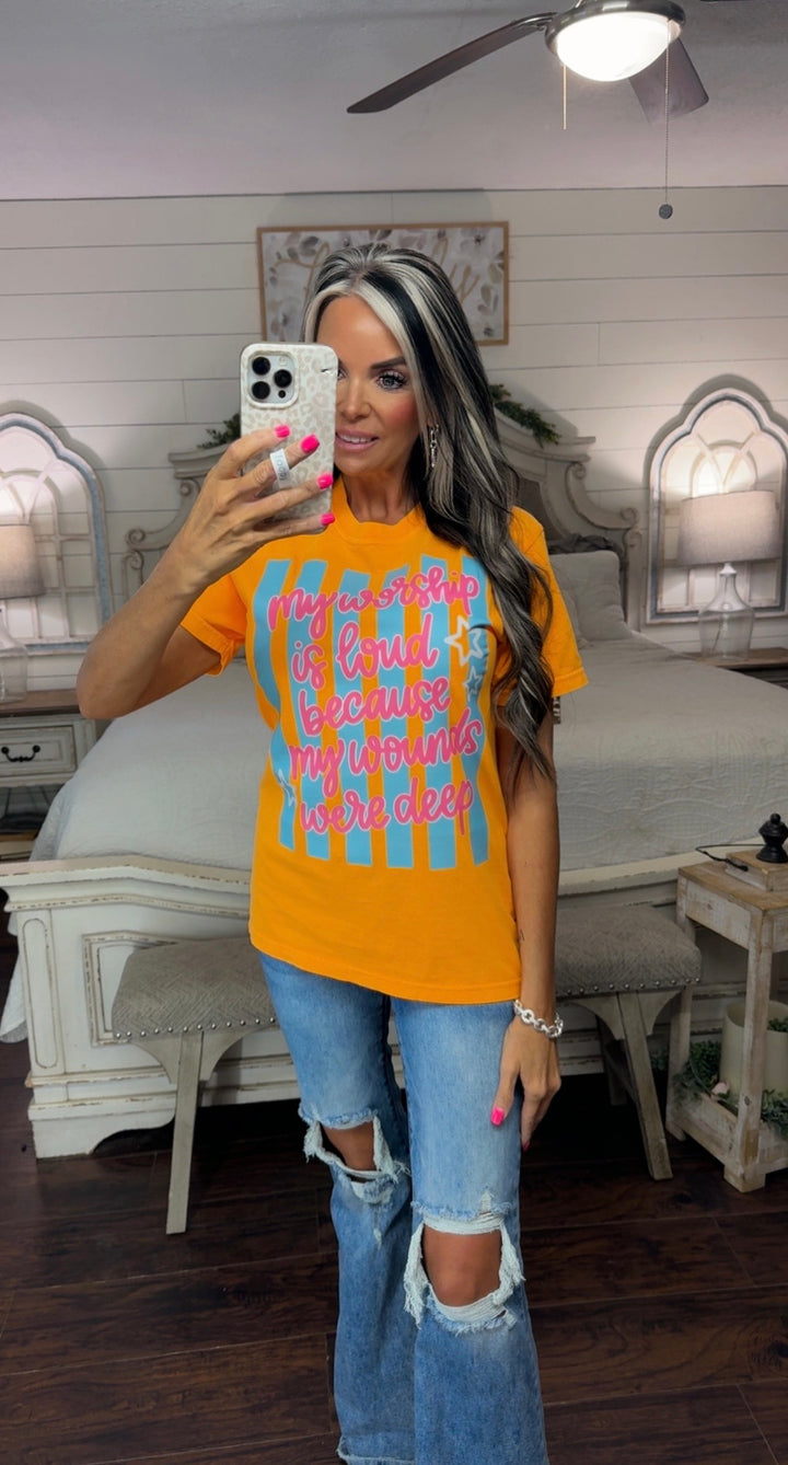 PRE ORDER -My Worship Is Loud Graphic Tee