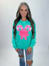 Pink Candy cane Patch Sweatshirt
