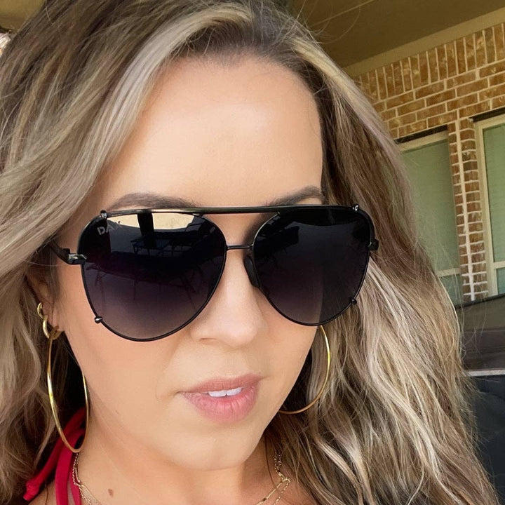 SHAY: Black Ombré Sunglasses