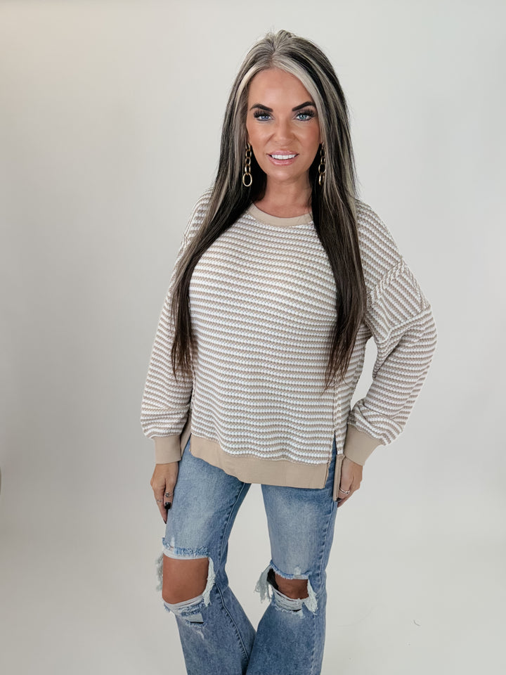 Everyday Stripe Knit pullover