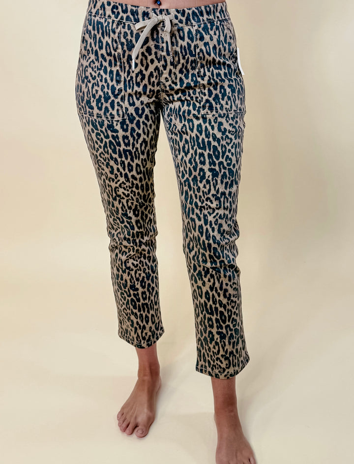 Leopard crop Pants