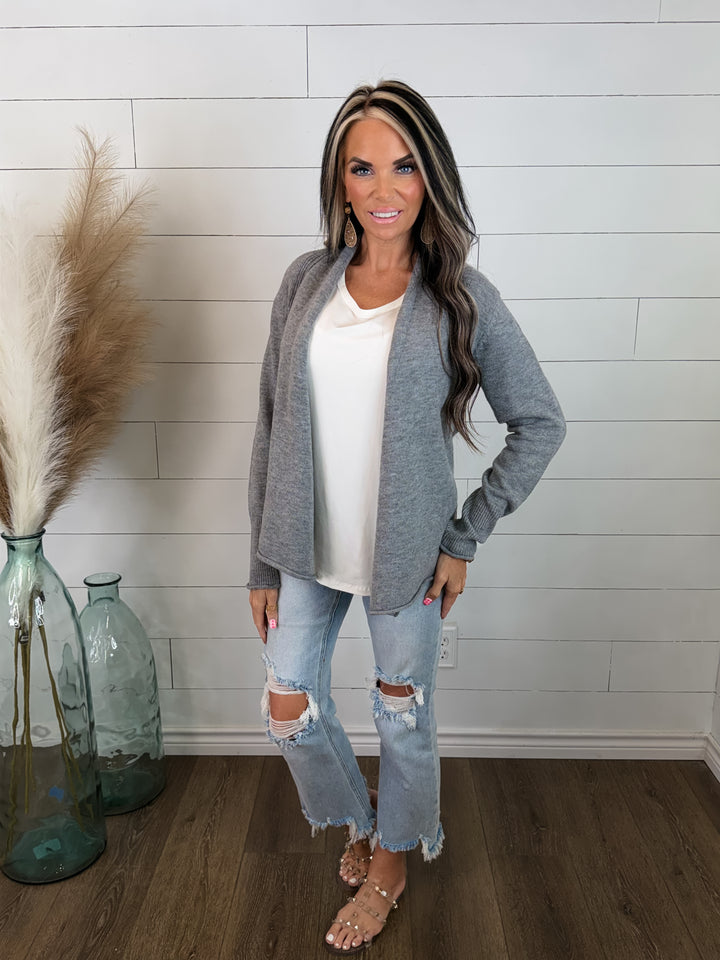 Cloudy Day Gray Cardigan