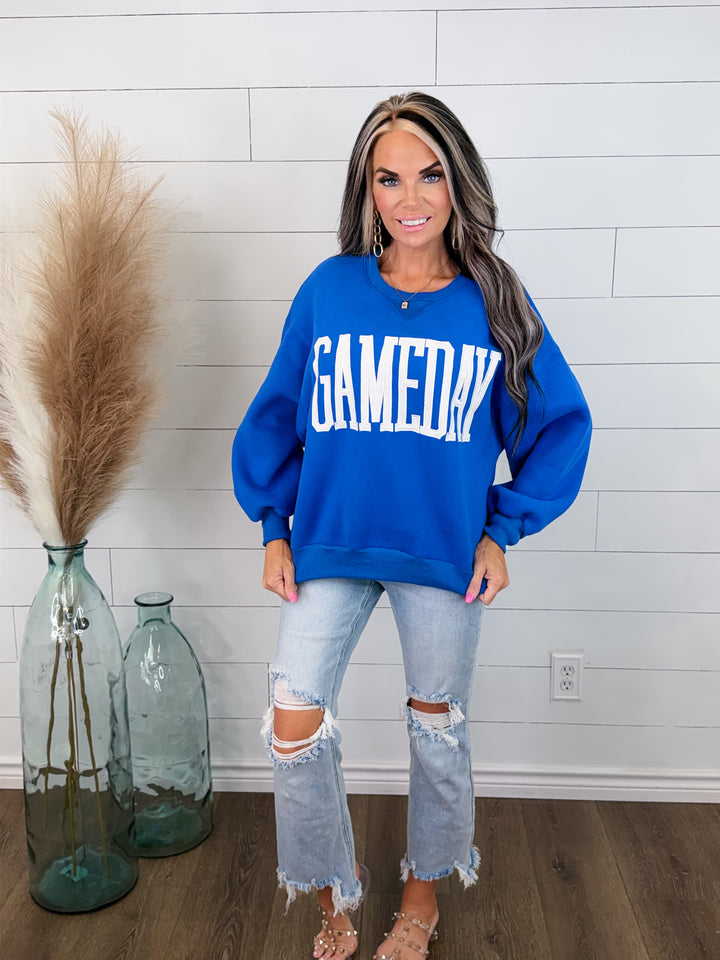 Varsity stitched GAMEDAY sweatshirt