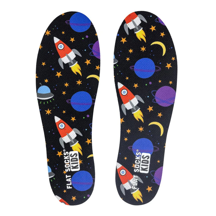 Outterspace  FLAT SOCKS KIDS sizes 8 toddler 4 kids