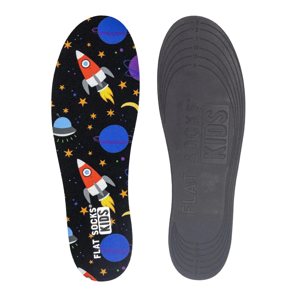 Outterspace  FLAT SOCKS KIDS sizes 8 toddler 4 kids
