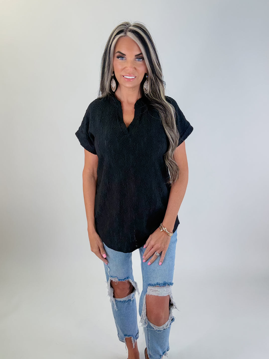 Midnight Texture Top