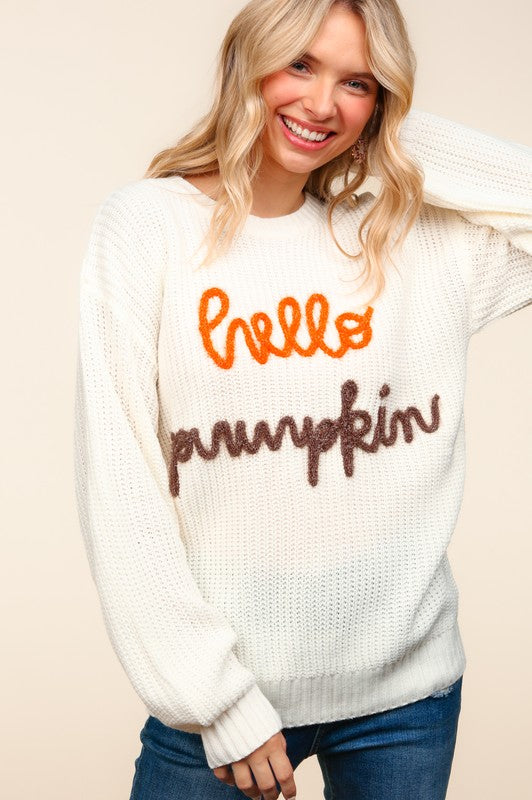 Hello Pumpkin Sweater