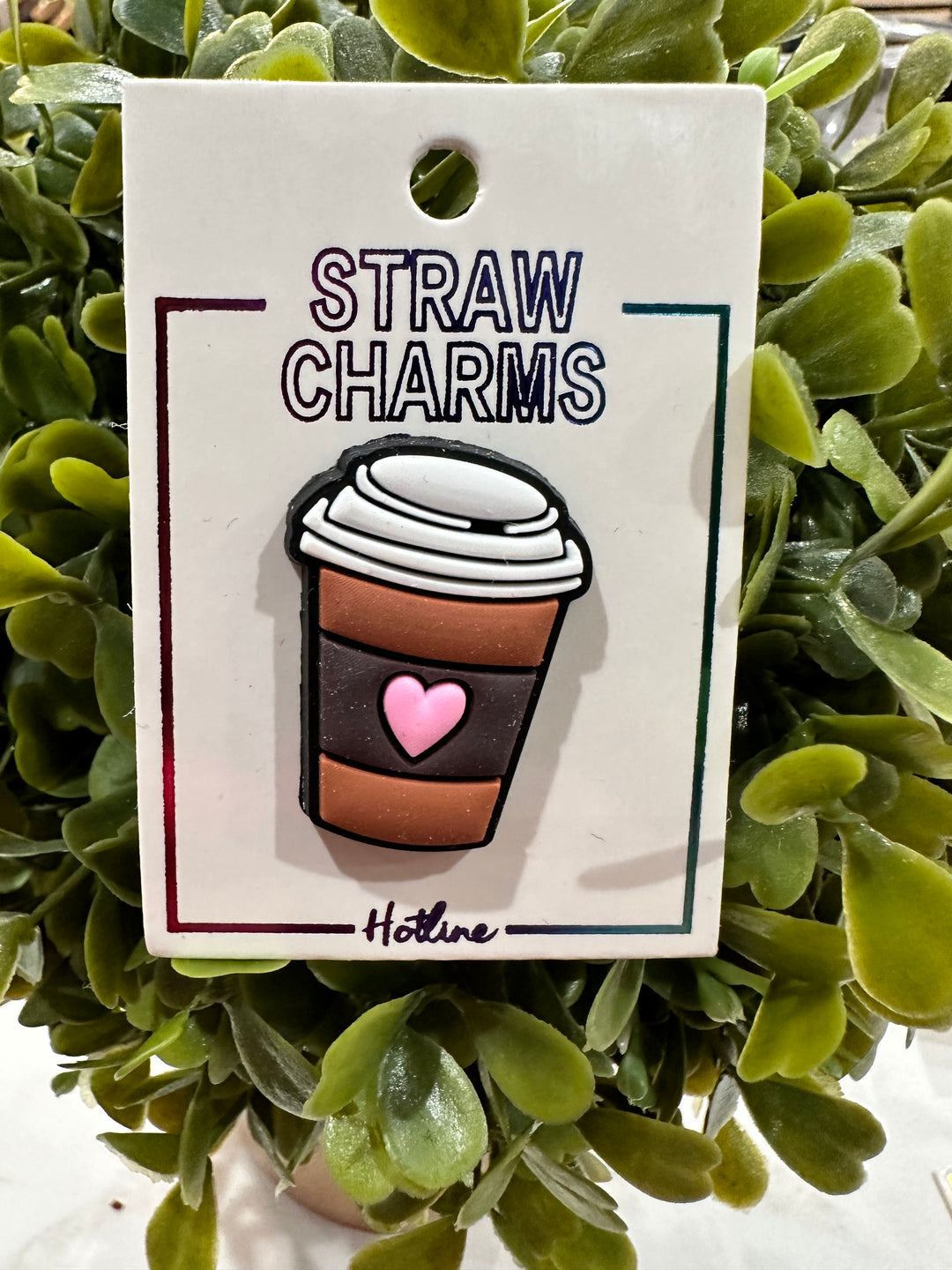 Straw Charm -Coffee