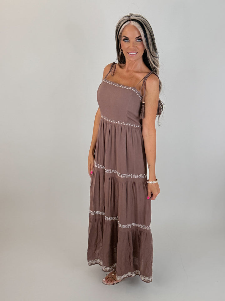 Mocha Muse Maxi Dress