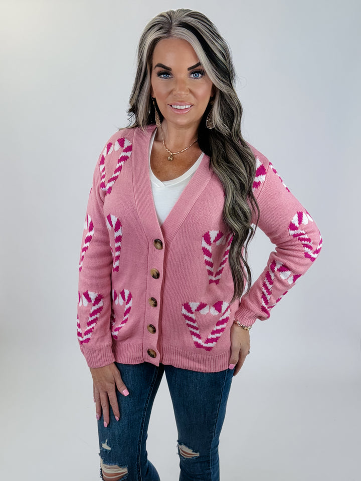 Candy Cane Cutie Cardigan