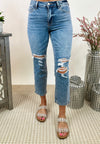 LOVERVET HIGH RISE  STRAIGHT JEANS