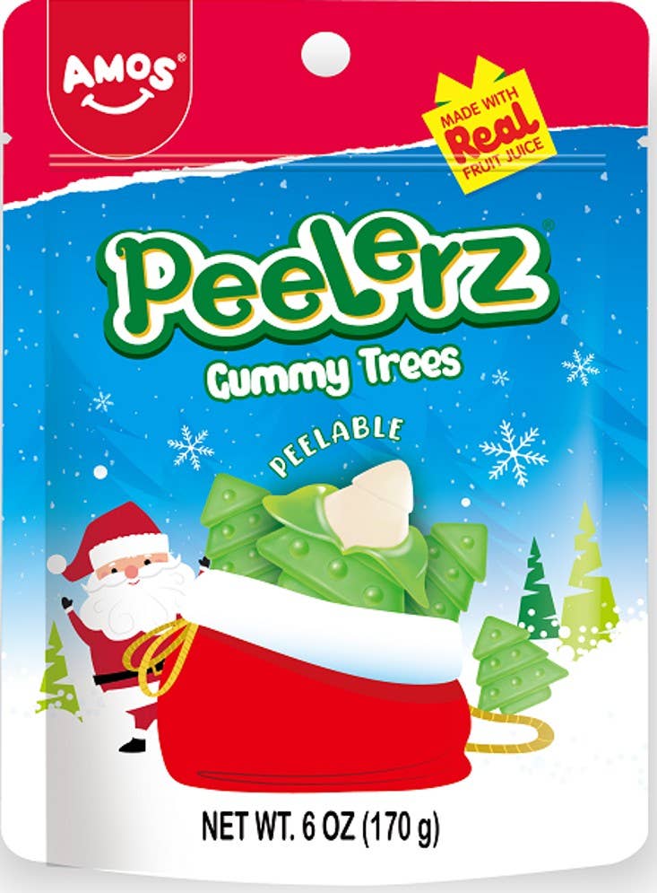 Amos Peelerz Holiday Gummy Tree, 6oz