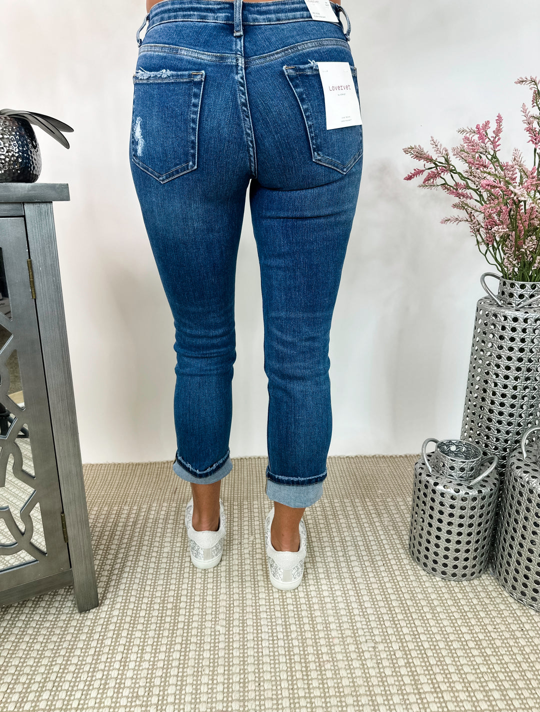 Lovervet mid rise Macy Slim Straight Jeans