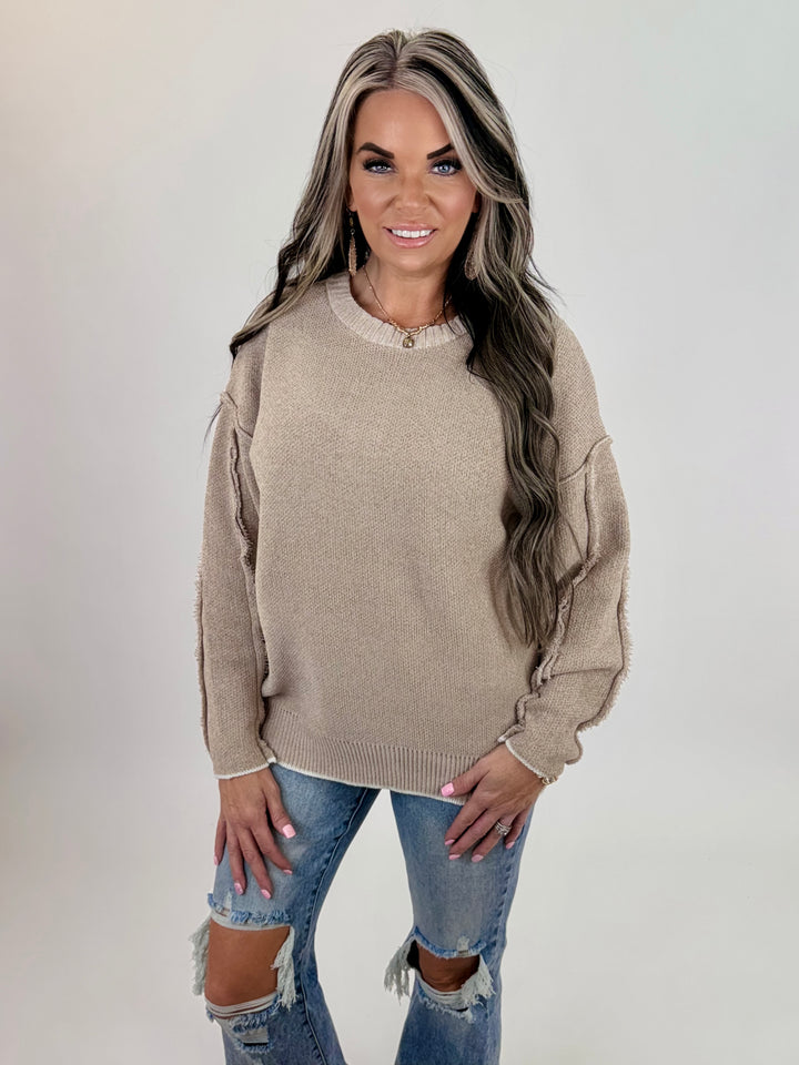 Keep It Classic Sweater tan